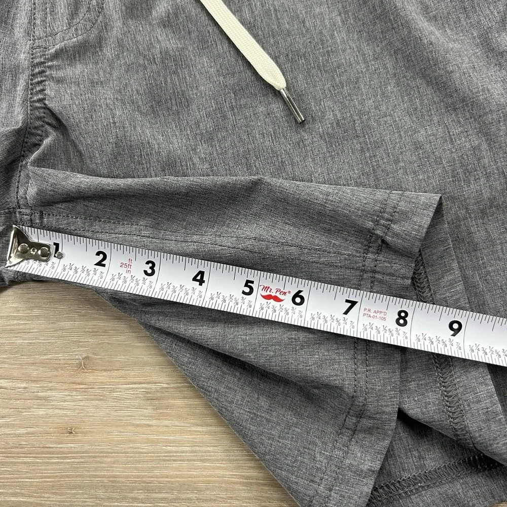 Fair Harbor Swim Trunks Mens Large Gray Drawstring Pockets Resort Beach Preppy